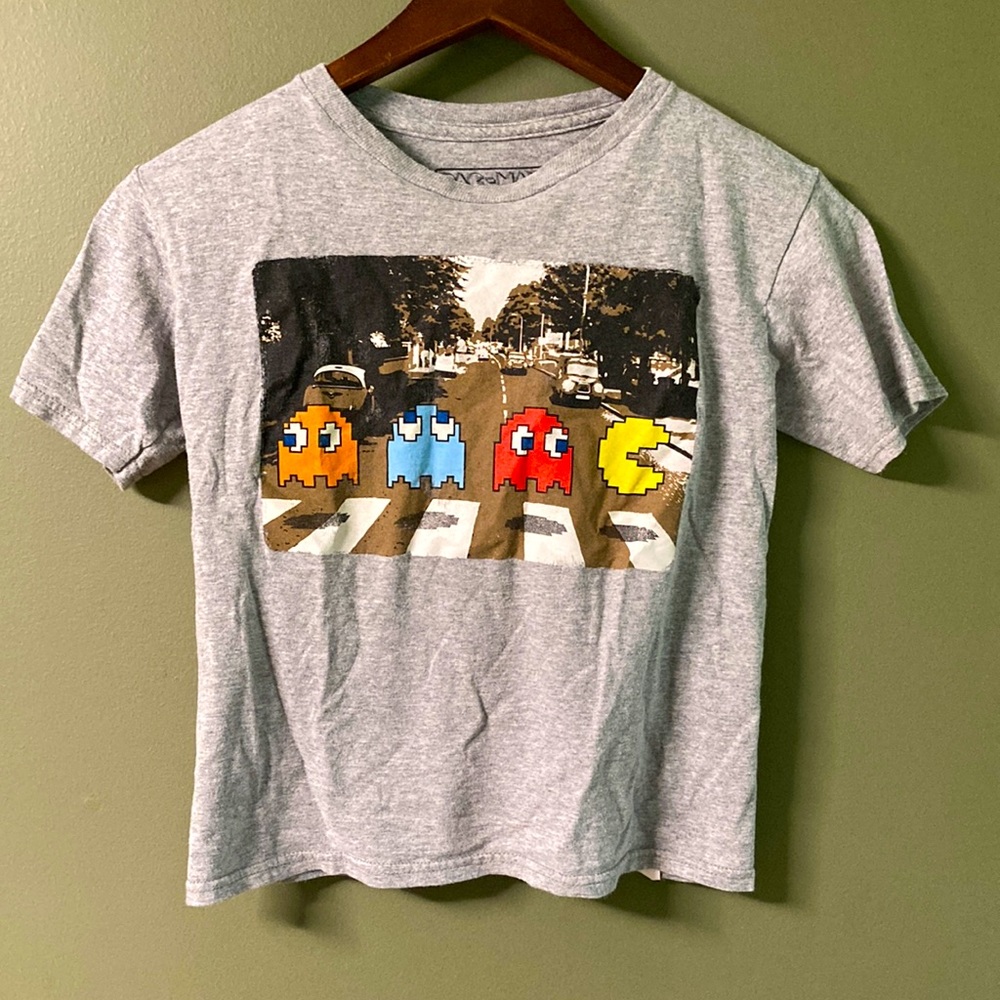 Little kiddos Pac-Man/The Beatles mash up